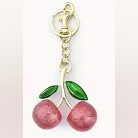 CHERRY KEYCHAIN BAG CHARMS π - Picture 13 of 15